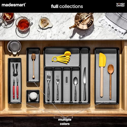 Classic 3 Bin Drawer Organizer Set, White - view 3