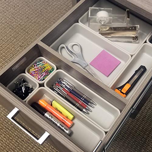8pc Interlocking Drawer Organization System - White - view 6