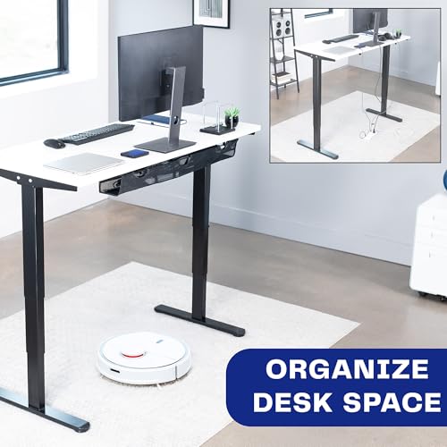 Black Screw-on 36 in Mesh Net Cable Management Holder, DESK-AC36MH-S - view 5
