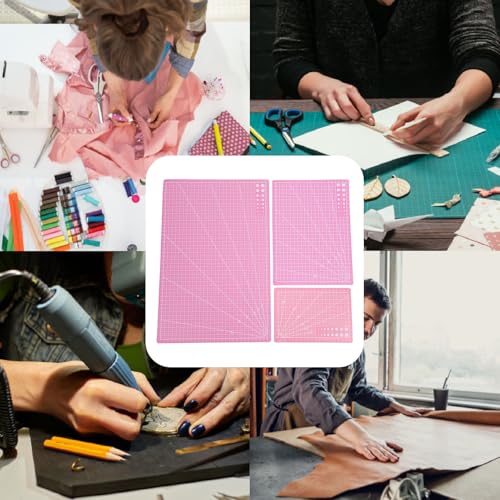 PVC Cutting Mat Set 3 Sizes A3 A4 A5, Non Slip for Crafts - view 4