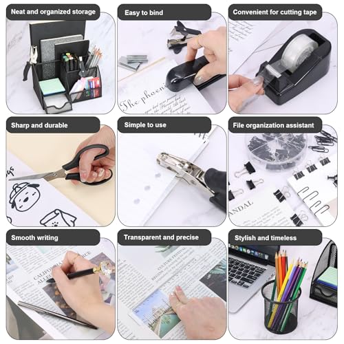 13-in-1 Office Desk Organizer Set for Back to School Supplies Accessories - view 4