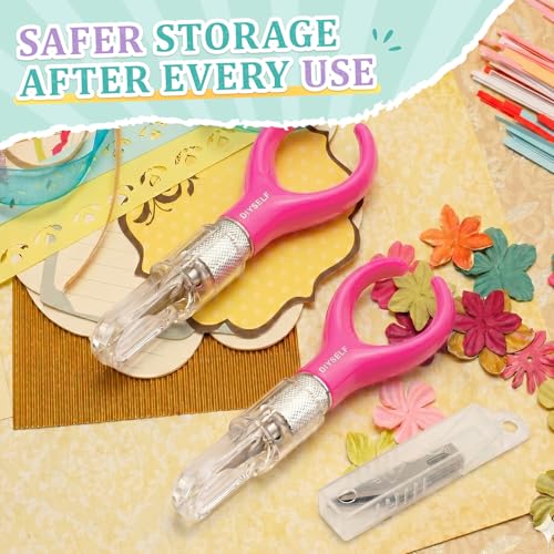 Fingertip Craft Knife, Detail Hobby Knife with 5 Extra #11 Blades - view 6