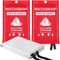 Fire Blankets Emergency for Kitchen Home - Emergency Fire Retardant Blanket for Home Fireproof Blanket for Camping, Grill, Car, Office, Warehouse, School, Picnic, Fireplace