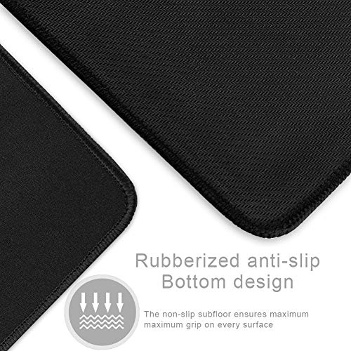 XXL Professional Large Mouse Pad & Computer Game Mouse Mat (35.4x15.7x0.12IN, 90x40 Black) - view 6