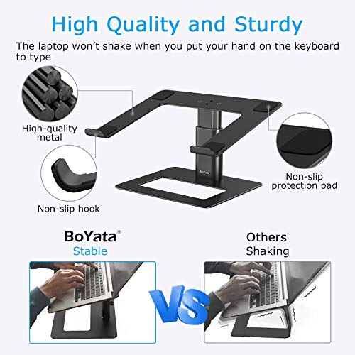 Laptop Stand, Height Adjustable Laptop Riser for 11-17" Laptops - view 3