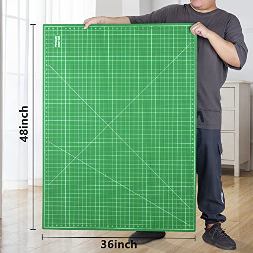 Self healing cutting mat 36" x 48" for sewing,fabric cutting,rotary cutting,5-layer non-slip as desk top for Scrapbooking & Quilting & Sewing & Arts & Crafts Project…… - view 2