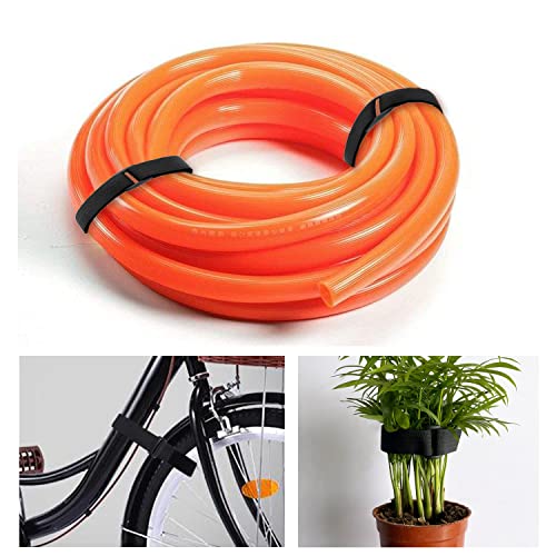 16Ft x 1In Adjustable Cable Straps with 25 Buckles, Free Cut Length, Black Reusable Fastening Cable Ties, Hook and Loop Securing Strap for Cable Tidy, Wire Management, Cord Organiser, Black - view 6