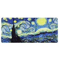 Extra Large Extended Gaming Desk Mat 34.75 x 15.25 inch Mouse Pad - The Starring Night