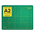 18 x 24 Cutting Mat for Sewing, Self Healing Double Sided Quilting Crafts Mat - Fabric Cutting Mat - Non Slip surface - Rotary Cutting Board Green