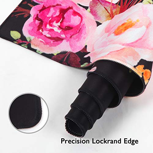 Extended Gaming Mouse Pad,35.4 x 15.7in Desk Pad,Flower - view 5