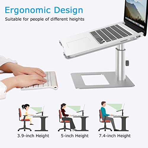 Laptop Stand, Height Adjustable Laptop Riser for 11-17" Laptops - view 4