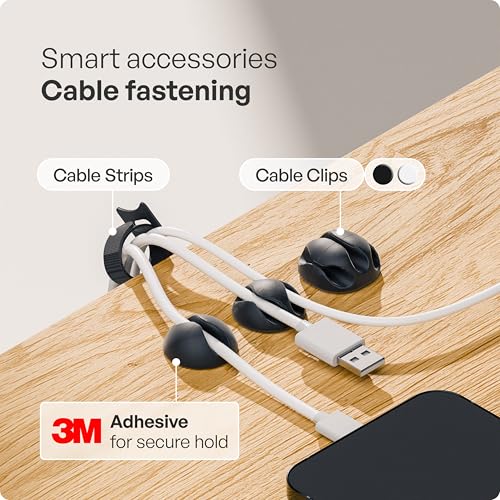 Cable Management Under Desk, Set of 3 - Black - view 5