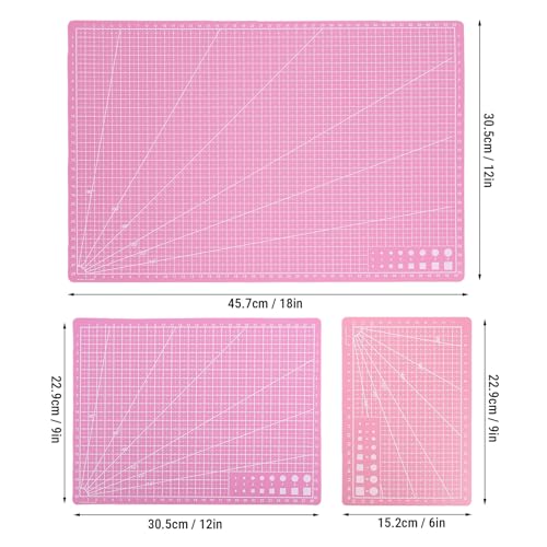 PVC Cutting Mat Set 3 Sizes A3 A4 A5, Non Slip for Crafts - view 7