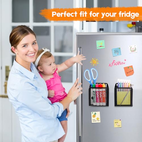 Magnetic Pencil Holder Whiteboard Pen Holder Locker Accessories (1-Slot*2) - view 6