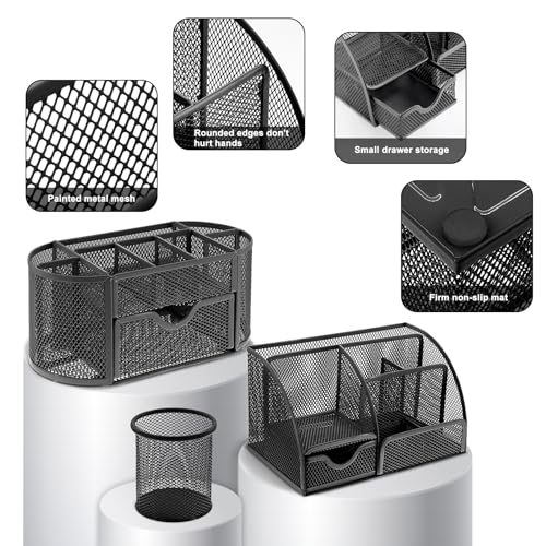17 IN 1 Office Desk Organizer Set for Back to School Supplies Accessories - view 3