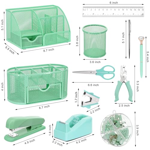17 IN 1 Office Desk Organizer Set for Back to School Supplies Accessories - view 2