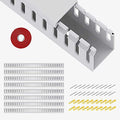 Open Slot Wiring Raceway Cable Duct,Cable Management Cord Track