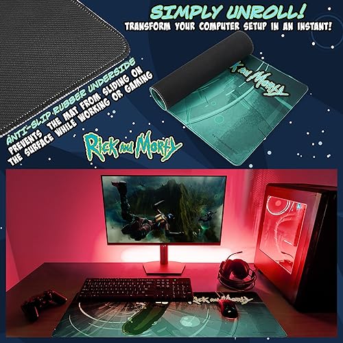 Desk Pad Large Mouse Mat 31.2 x 13.9 Desk Protector Mat PC Laptop Keyboard and Mouse Mat Gamer Gifts - view 4