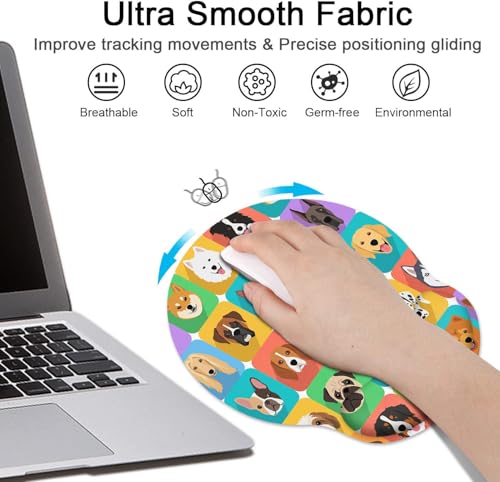 Ergonomic Mouse Pad with Wrist Support, Cute Dog - view 6