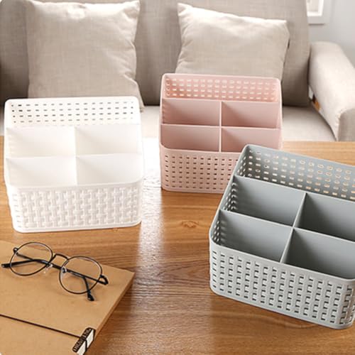 Storage Container 2pcs with Five Compartments Desktop Organizer - view 3