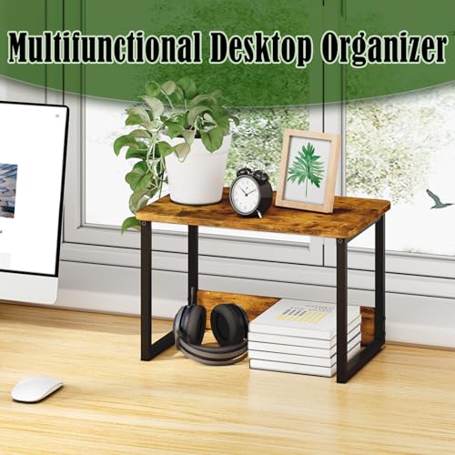 Printer Stand for Desk, Desktop Shelf Printer Riser for Home Office - view 4