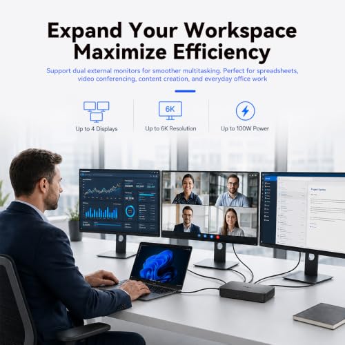 WD25 100W USB-C Laptop Docking Station Bundle - view 4