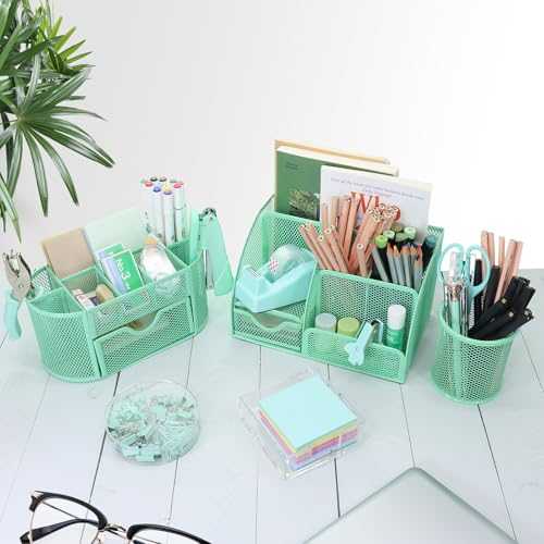 17 IN 1 Office Desk Organizer Set for Back to School Supplies Accessories - view 6