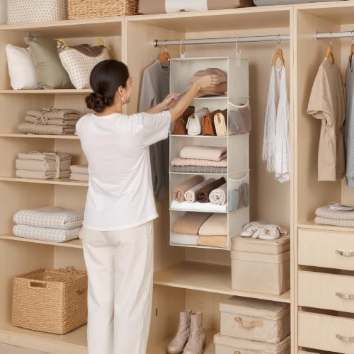 Hanging Closet Organizer for Small Closets, 5 Shelf - view 2