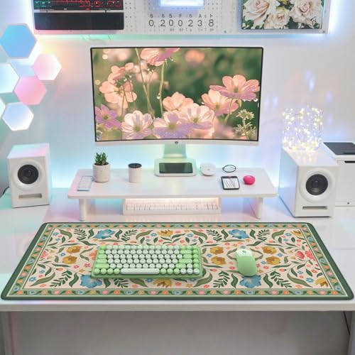 Computer Desk Mat with Smooth Surface, Large Mouse Pad for Desk - view 5