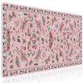 Cute Desk Mat for Women, Pink Keyboard and Mouse Pad for Desk