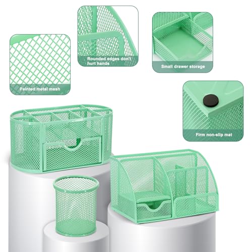 17 IN 1 Office Desk Organizer Set for Back to School Supplies Accessories - view 3