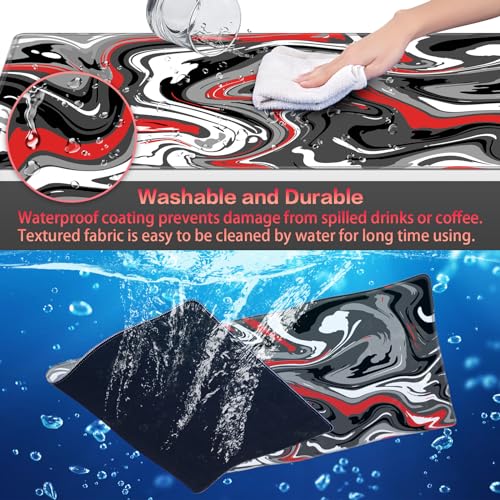 Gaming Mouse Pad, 31.5x15.7inch Fluid Large Mouse Pads for Desk - view 5