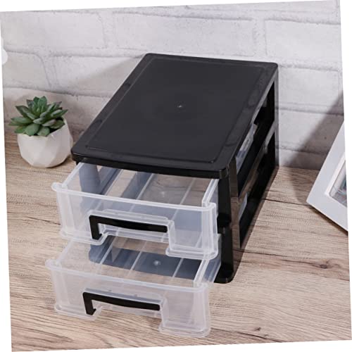 Plastic Drawer Storage Box Organizer Two Layer for Desktop - view 5