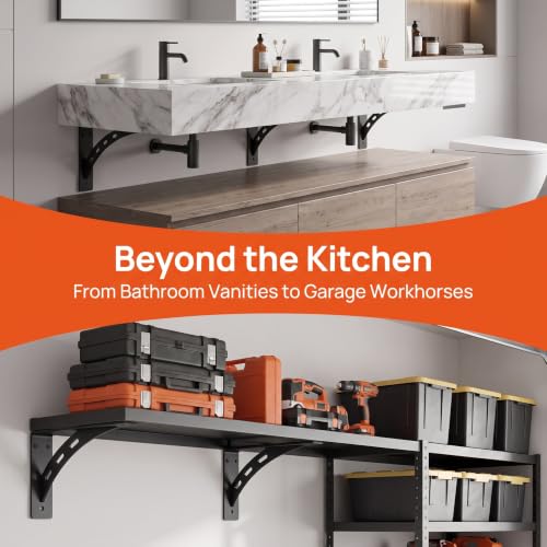 2-Pack Countertop Support Brackets 9"x8"x2" - view 4