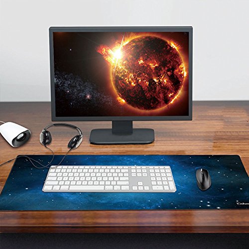 XL Large Mouse Pad & Computer Gaming Mouse Mat Desk Pad (80x30 Sky Blue) - view 2