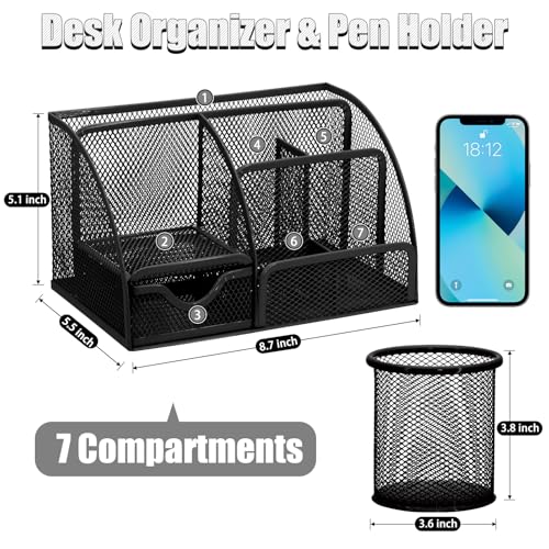13-in-1 Office Desk Organizer Set for Back to School Supplies Accessories - view 2