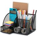 Mesh Desk Organizer, Black, Pen Holders Organizers