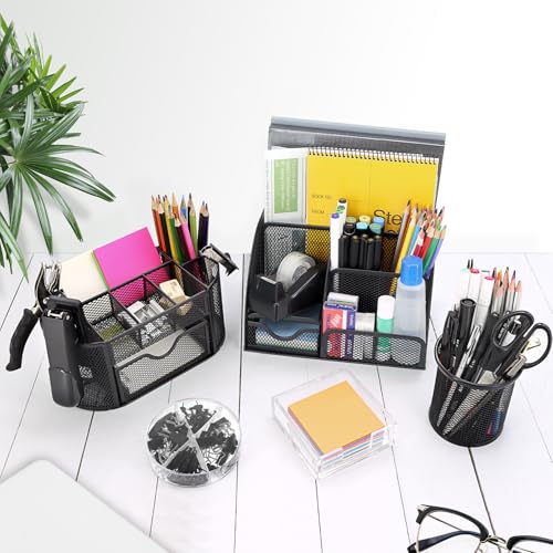 17 IN 1 Office Desk Organizer Set for Back to School Supplies Accessories - view 6