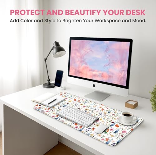 Large Desk Mat, Extended Mouse Pad for Desktop, 31.5" x 11.8" - view 6