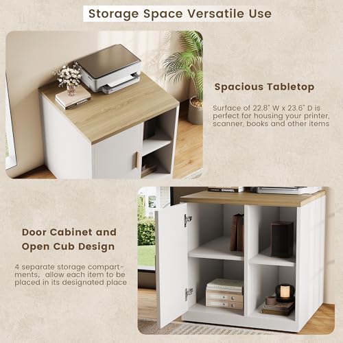 Computer Desk with Hutch & File Cabinet - view 4