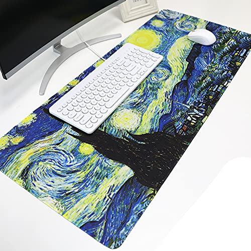 Extra Large Extended Gaming Desk Mat 34.75 x 15.25 inch Mouse Pad - The Starring Night - view 6