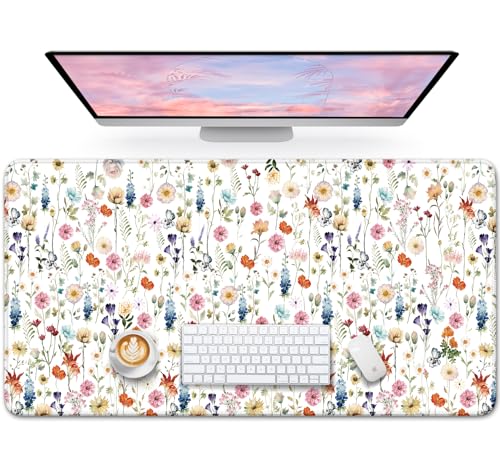 Large Desk Mat, Extended Mouse Pad for Desktop, 31.5" x 11.8"