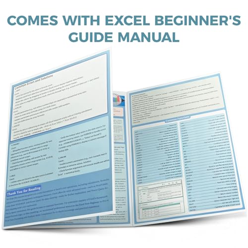 Excel Cheat Sheet Desk Pad Mat with Excel for Dummies 2025 Book - view 6