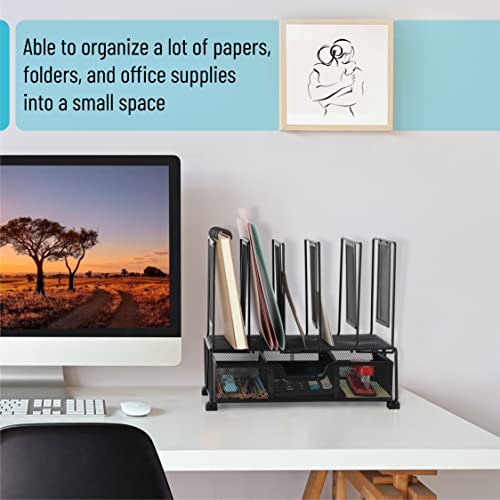 Mesh Desk Organizer with Drawer - view 7