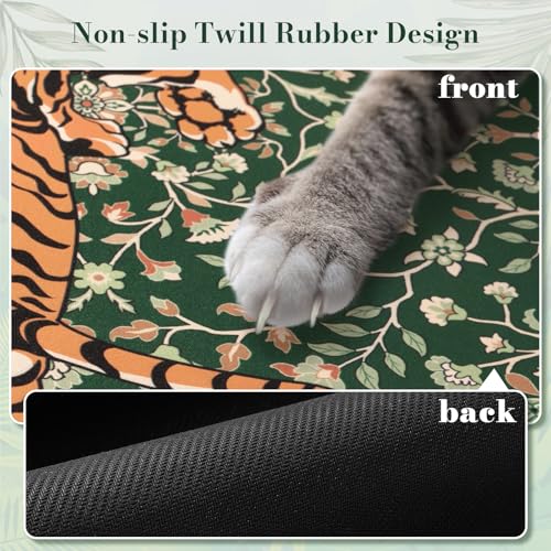 Large Gaming Desk Pad Mat, Non-Slip Desk Mouse Pad(Green) - view 4