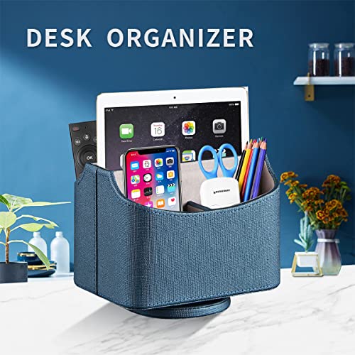 360° Rotatable Remote Control Holder,TV Remote Caddy for Nightstand Table - view 2