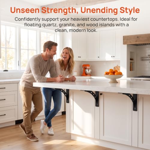 2-Pack Countertop Support Brackets 9"x8"x2" - view 3