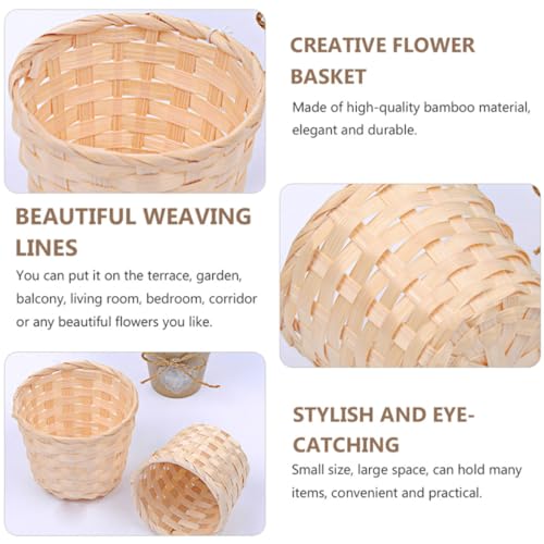 6pcs Large Flower Basket, Decorative Sundries Storage Container - view 5