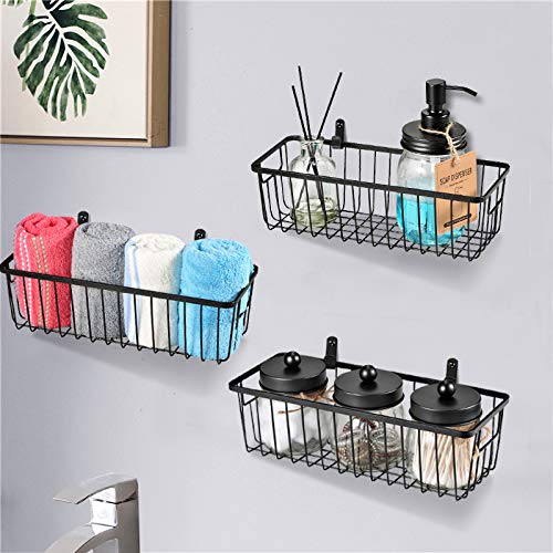 Wall Hanging Baskets, Small Wire Basket for Organizer, 4 Pack - view 5