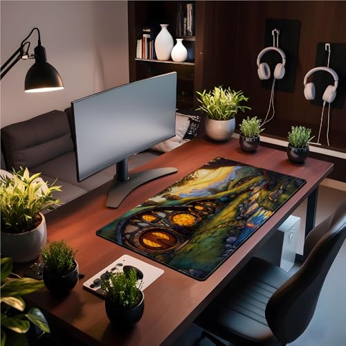 Cute Playmat MTG Game Mat House Anime Mouse Pad Large Desk Mat Gaming Mat - view 3